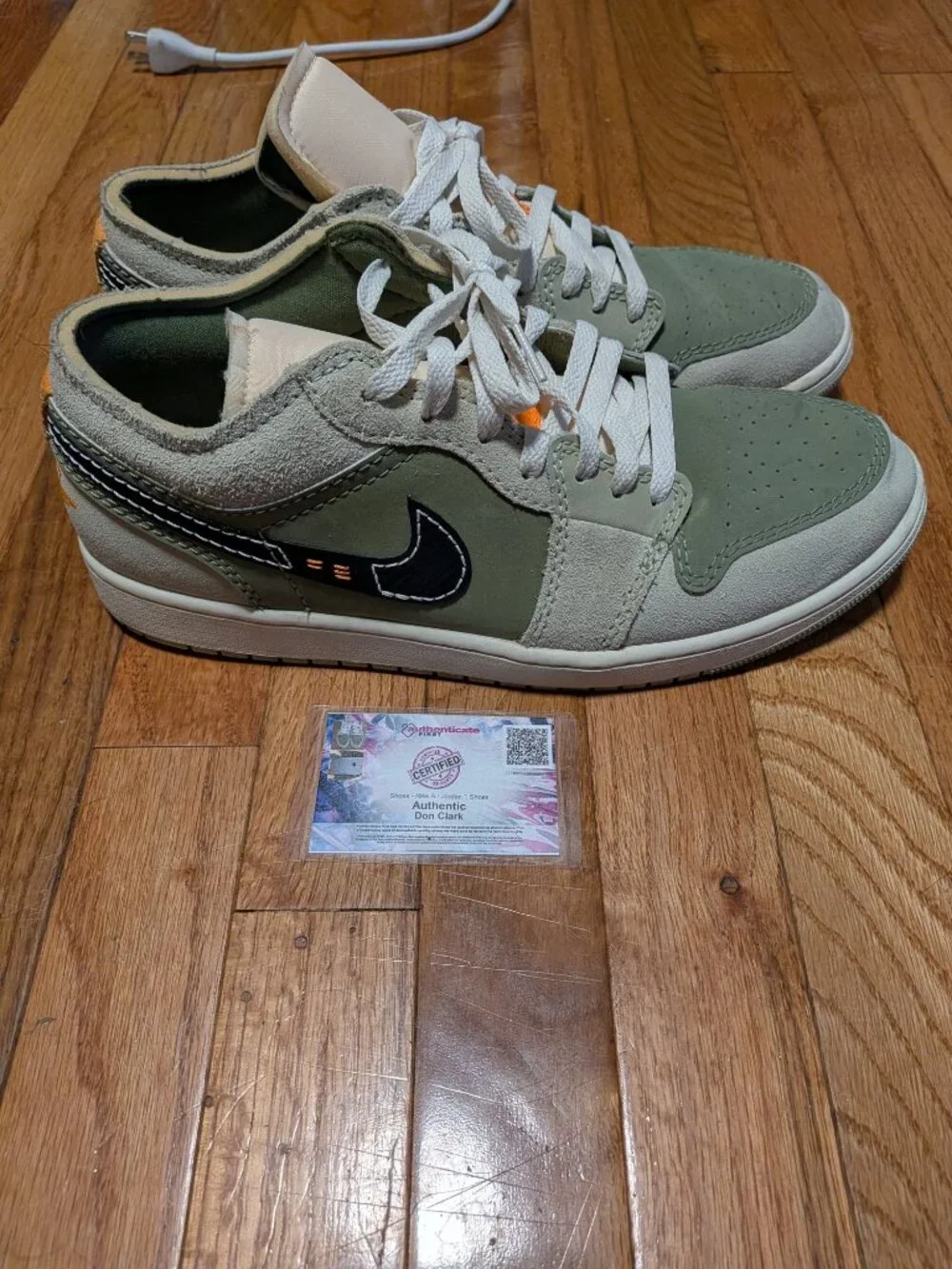Air Jordan 1 Low SE Craft Sky J Light Olive Size 12